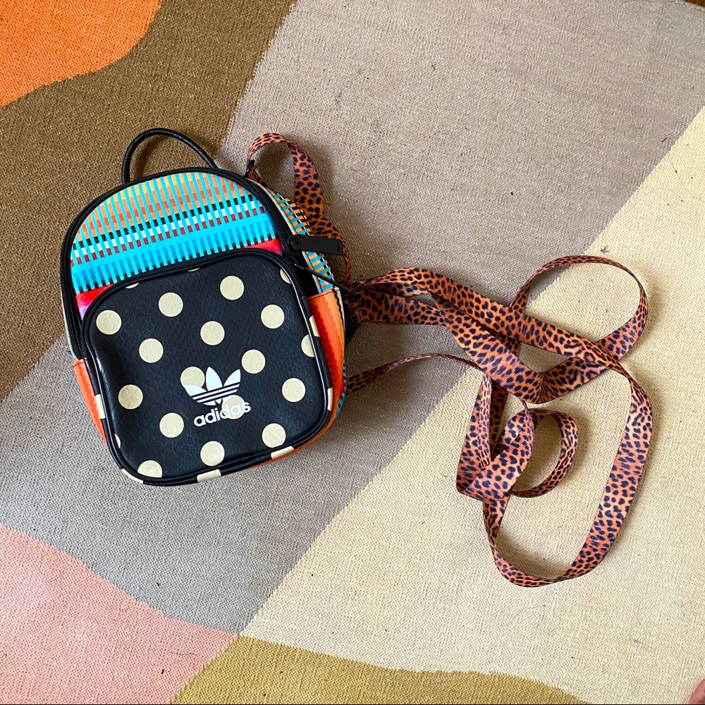ADIDAS Multi-print Leather Mini Backpack